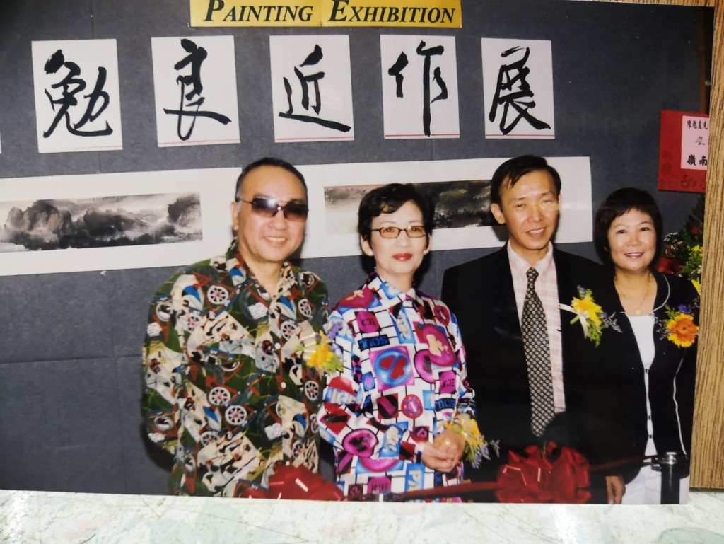 多年來陳勉良數度舉辦畫展，每次有不少藝人好友支持。